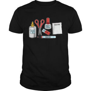 Real Life Computer Keyboard Shortcut Keys Shirt